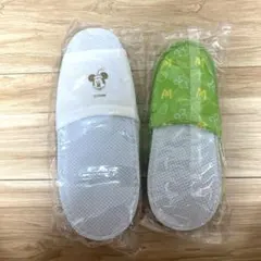 ディズニーリゾートホテル限定　ミッキーマウスデザイン　ルームスリッパ　2つセット