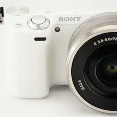 美品 SONY α6000 おしゃれなホワイト SELP1650 664 - メルカリ