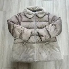 Bebe ダウンジャケット　サイズ１４０　モカベージュ