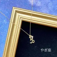 No.692 ハンドメイド　星座ネックレス（やぎ座）