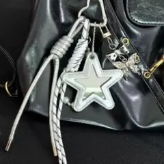 キーホルダー バッグチャーム ストラップスター キーリング スター 韓国 人気