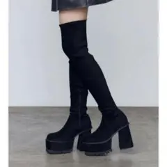 EMODA スクエアフィットロングブーツ　Mサイズ