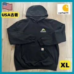 USA古着 カーハート 企業系 スウェット パーカー ビッグサイズ