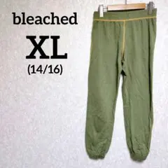 希少✨bleached【XL (14/16)】キッズ ジョガーパンツ オリーブ