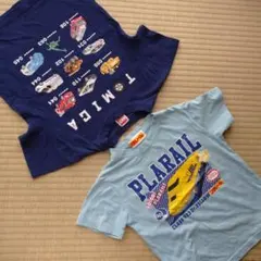 トミカ プラレール ドクターイエロー 半袖 Tシャツ 110cm 2枚 キッズ