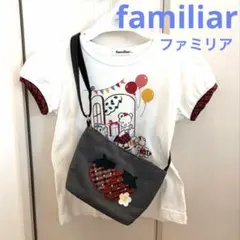 familiar ファミリア ポシェット　赤チェック　 いちご　美品　ショルダーのサムネイル