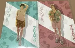 ブルーロック and GALLERY カフェ　特典　ポストカード　凛＆冴