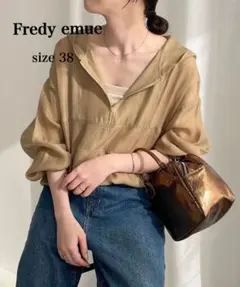 未使用　fredy emue　フレディエミュ　24SS　シアーアノラックブルゾンのサムネイル