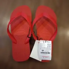 ZARA Havaianas ビーチサンダル レッド 35/36のサムネイル