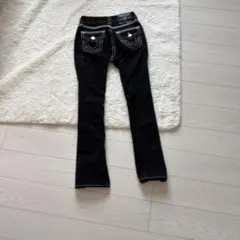 TRUE RELIGION ブラック ブーツカットデニム