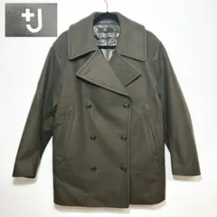 美品 ユニクロ +J オリーブグリーン Pコート オーバーサイズ ジル・サンダー