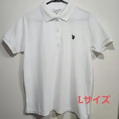 【新品】U.S.POLO ASSN. ポロシャツ ホワイト Lサイズ