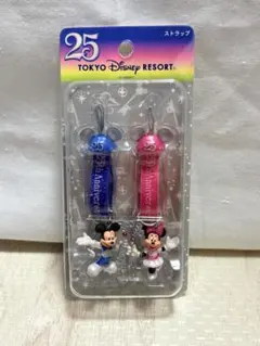 ディズニー 25周年 ストラップ ミッキー ミニーのサムネイル
