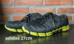 【美品】adidas スニーカー ブラック イエロー 27cmのサムネイル