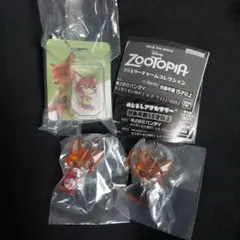 ズートピア ブリスターチャームコレクション　めじるしアクセサリー　ニック