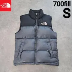 【大人気】ノースフェイス ヌプシダウンベスト700フィル メンズS