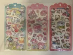 【正規品】サンリオ　ドロップジェリーシール　3シート