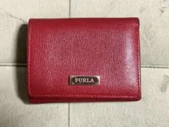 FURLA ワインレッドミニ財布　美品
