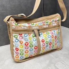 LeSportsacレスポートサック ショルダーバッグ ライトブラウン ハート