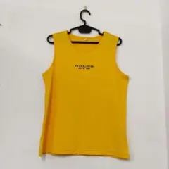 GOLD'S GYM ノースリーブ タンクトップ イエロー Mサイズ 美品のサムネイル