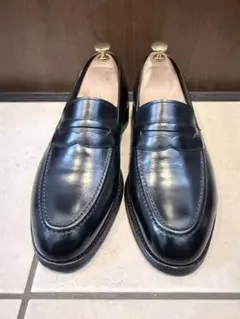 Loake 1880 WHITEHALLローファー ブラックカーフuk6.5のサムネイル
