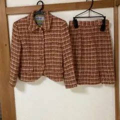 ツイードジャケットとスカートセット