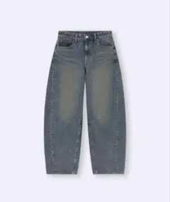 GU バレルレッグジーンズ デニム パンツ XL