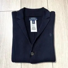 【美品】RALPH LAUREN ラルフローレン コットン ブレザーカーディガン