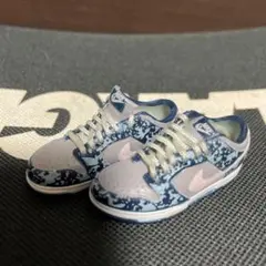 フィギュア‼️です‼️Nike Dunk Low スニーカー ブルー/ピンク