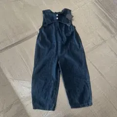 新品未使用　デニムオーバーオール110