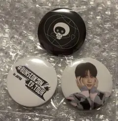 BTSジンRUNSEOKJIN_EP.TOURinJAPANカプセルトイ缶バッジ