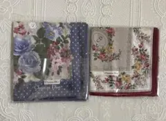 【未使用品】 Christian Dior / ディオール　ハンカチ　2枚