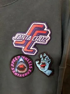 SANTA CRUZ 刺繍 トレーナー