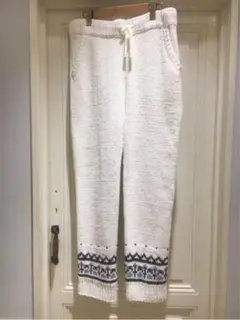 gelato pique homme メンズ ノルディックモコロングパンツ