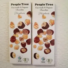 People Tree フェアトレードチョコレート ヘーゼルナッツ 2枚のサムネイル