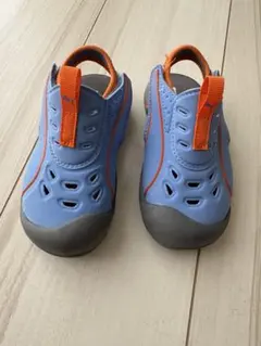 PUMA 15cm サンダル　脱着簡単！つま先安全♪