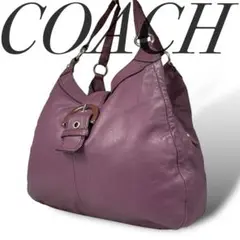COACH ソーホー パープル レザー ハンドバッグ 530