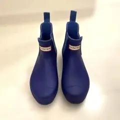 HUNTER ネイビー ブルー レインブーツ
