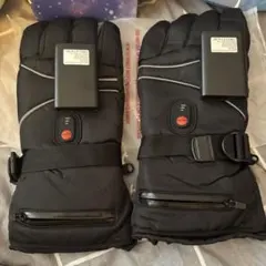 電熱グローブ バイク ヒーター手袋USB充電式 3段階温度調節 4000mAh