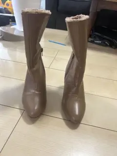 ⭐︎未使用⭐︎ブラウンファー付きブーツ