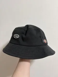 【Dickies】 ブラック バケットハット