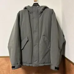値下げ　ミリタリー中綿ブルゾン　カーキ　ナノユニバース