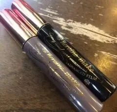 【ヒロインメイク】限定ロング＆カールマスカラ2本ピンキッシュトープブラック残量多