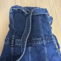 デニムサロペット ベルト付き ZARA