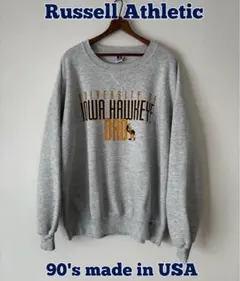 90's Russell Athletic IOWA スウェット カレッジ