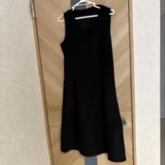 dazzy ノースリーブ ロングワンピース 黒