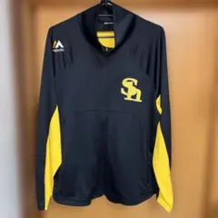 福岡ソフトバンクホークス　ジャージ　薄手　ジャケット　Sサイズ　マジェスティック