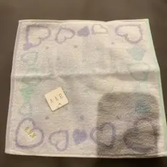 ハート模様 パステルカラー ハンカチ