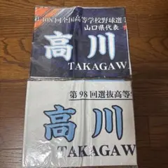 高川学園 甲子園・選抜高校野球出場記念タオル・うちわ、帽子セット