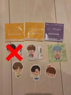 【バラ売り可】スシロー×BTS アクリルスタンド ステッカー